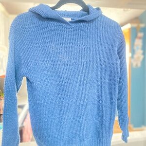 Colorful planet Blue Hooded kids Sweater